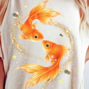 Goldfish T-Shirt Retro Shirt Cute T-Shirt, Beachy Shirt, Grunge Y2K Tee, Cool Vintage Retro T-Shirt Gift, Unisex T-Shirt, Cute Gifts For Her