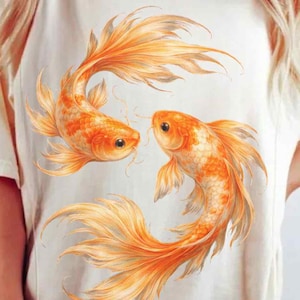 Goldfish T-Shirt Retro Shirt Cute T-Shirt, Beachy Shirt, Grunge Y2K Tee, Cool Vintage Retro T-Shirt Gift, Unisex T-Shirt, Cute Gifts For Her