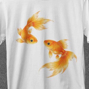 Goldfish T-Shirt Retro Shirt Cute T-Shirt, Beachy Shirt, Grunge Y2K Tee, Cool Vintage Retro T-Shirt Gift, Unisex T-Shirt, Cute Gifts For Her