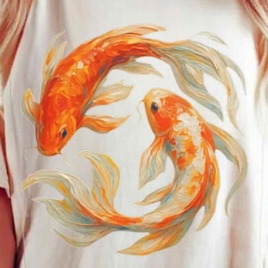 Goldfish T-Shirt Retro Shirt Cute T-Shirt, Beachy Shirt, Grunge Y2K Tee, Cool Vintage Retro T-Shirt Gift, Unisex T-Shirt, Cute Gifts For Her